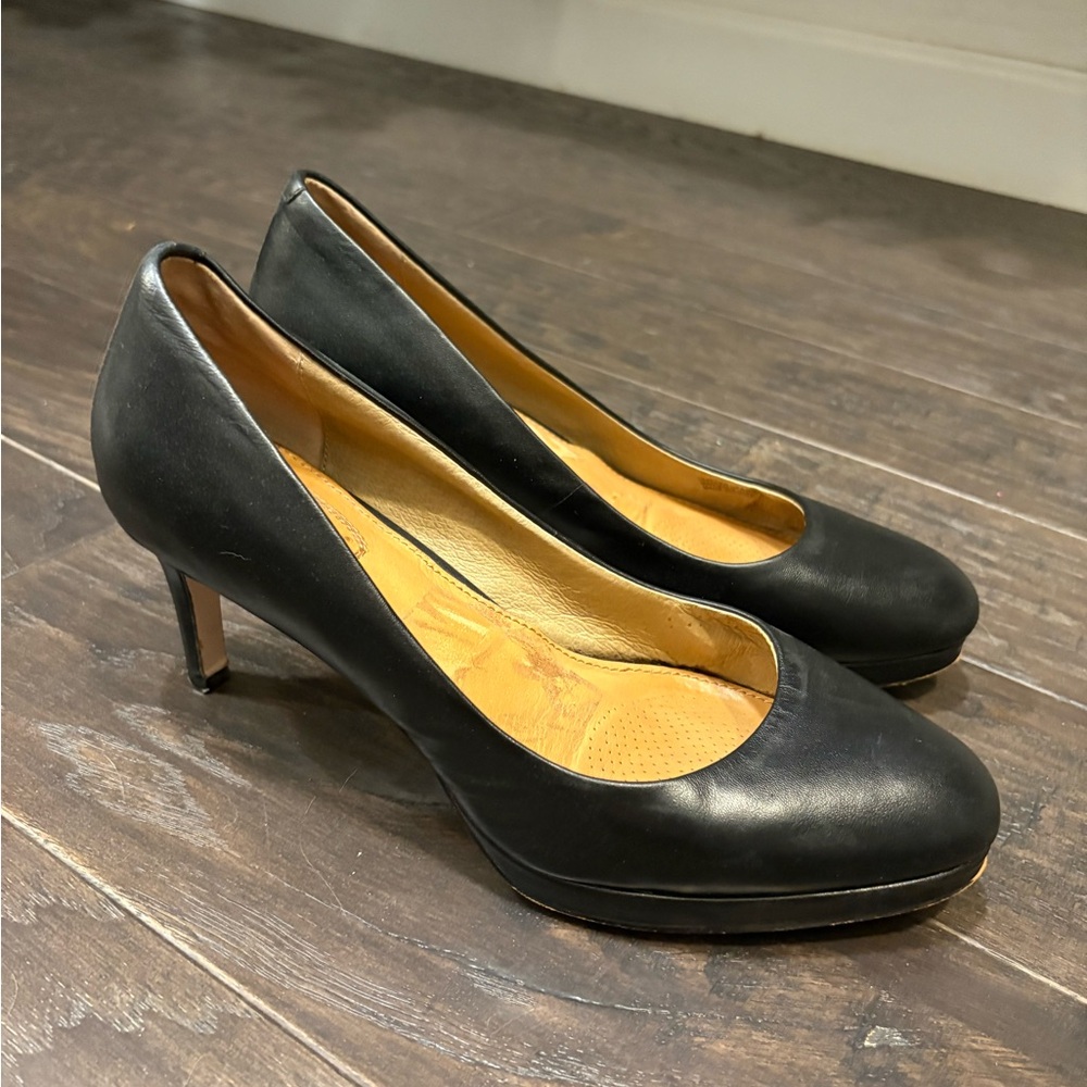 Corso Como Black Leather Women's Pump